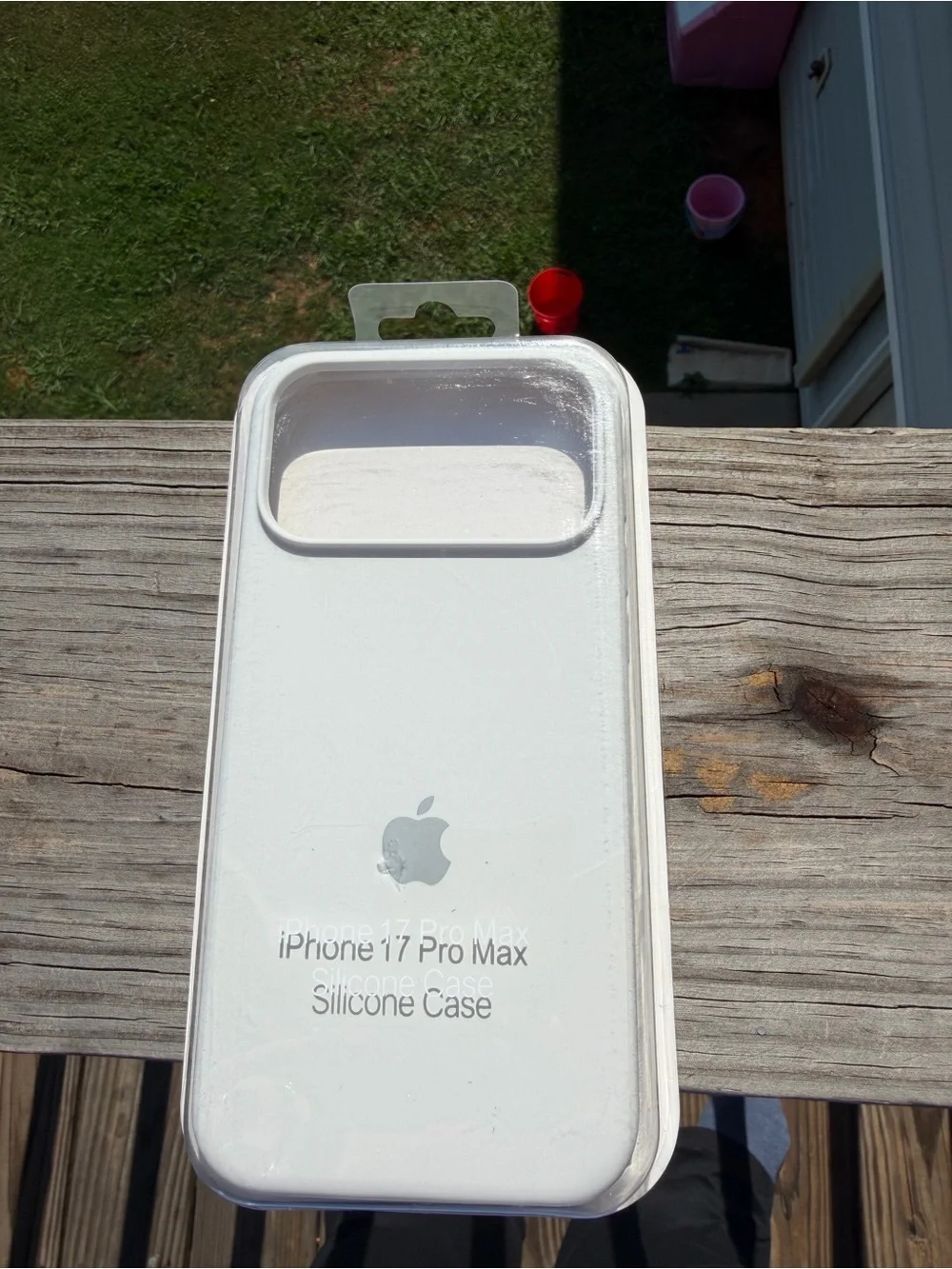 Apple Silicone Case for iPhone 17 Pro Max in White